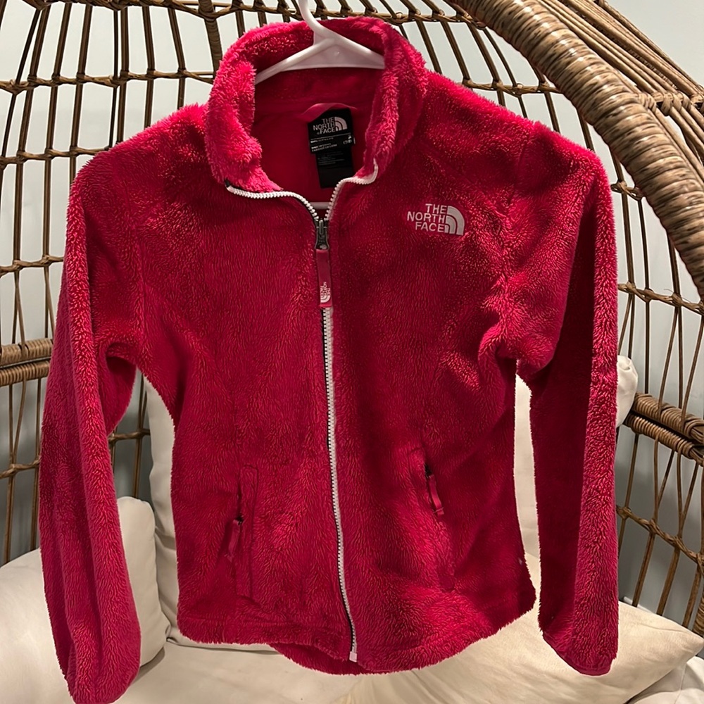 Cozy pink Small fleece zip up  jacket